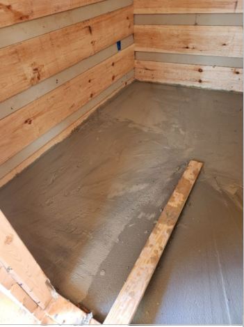 An image of a room addition in process